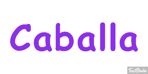 Caballa Efecto de texto