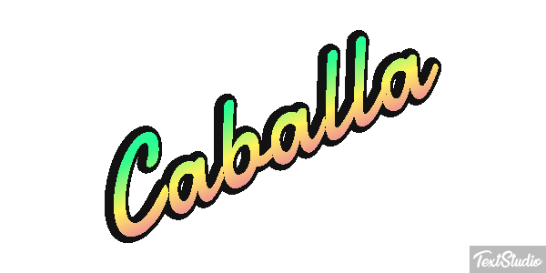 Caballa Efecto de texto