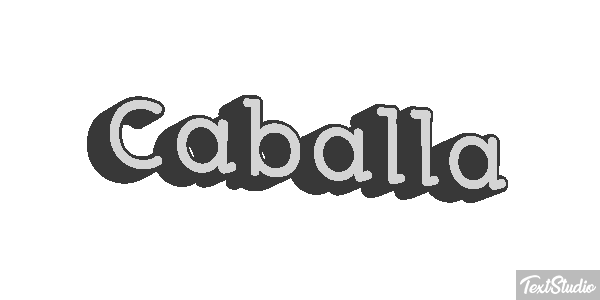 Caballa Efecto de texto