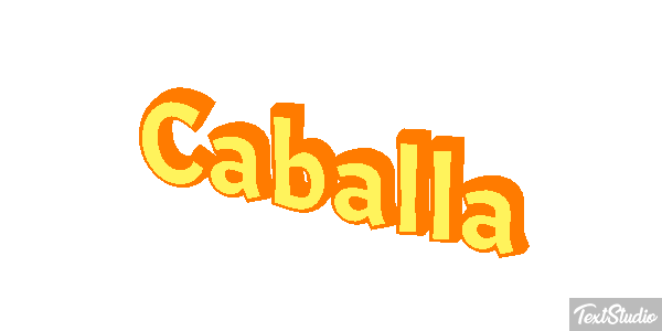 Caballa Efecto de texto