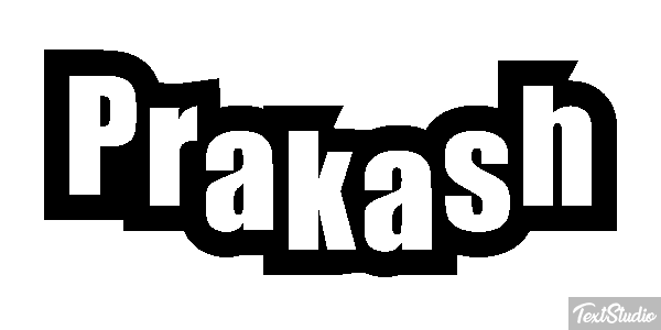 Prakash Effet de texte