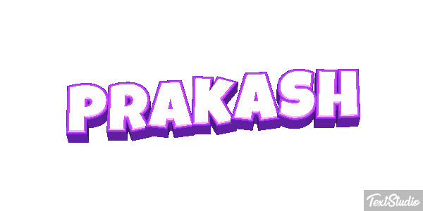Prakash Effet de texte