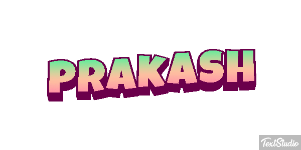 Prakash Effet de texte