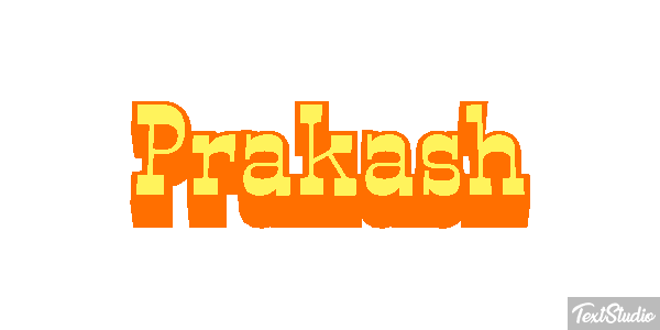 Prakash Effet de texte