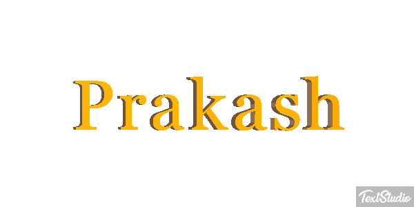 Prakash Effet de texte