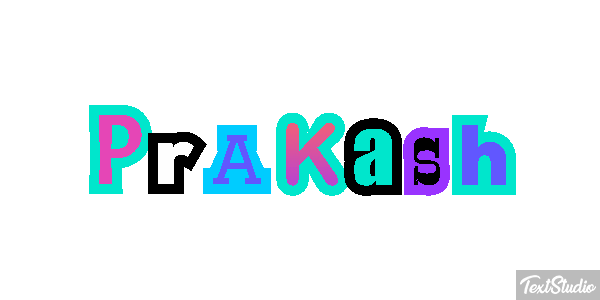 Prakash Effet de texte