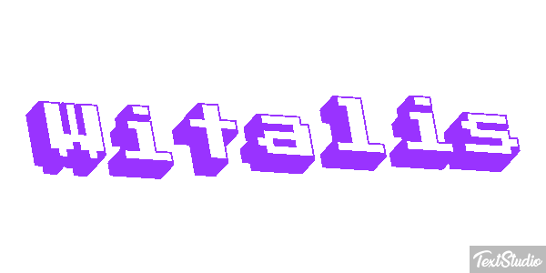 Witalis Efekt tekstowy