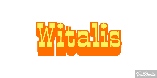 Witalis Efekt tekstowy