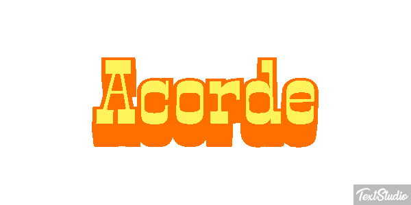 Acorde Effetto testo