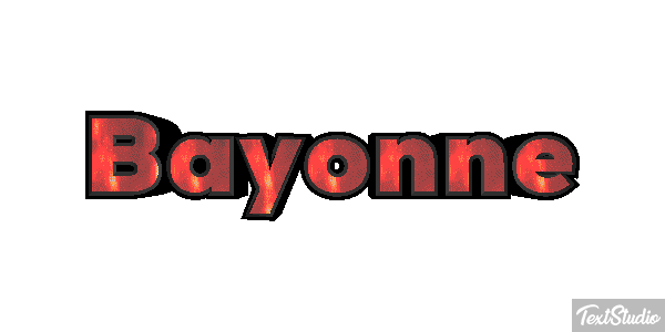 Bayonne Efeito do texto