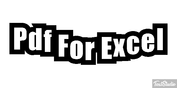 Pdf For Excel Effet de texte