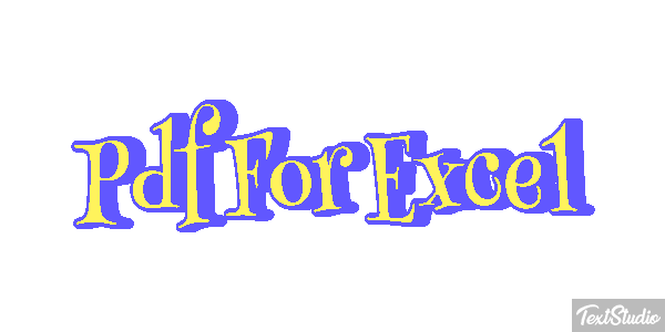 Pdf For Excel Effet de texte