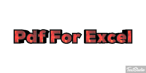 Pdf For Excel Effet de texte