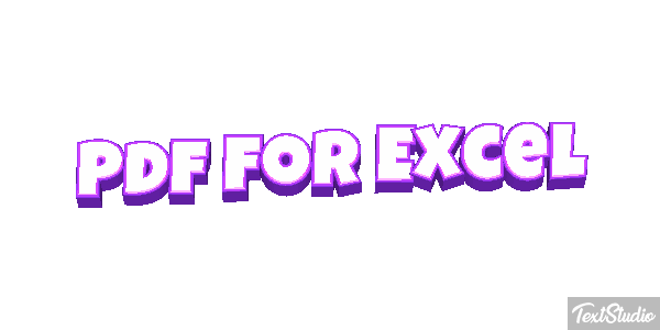 Pdf For Excel Effet de texte
