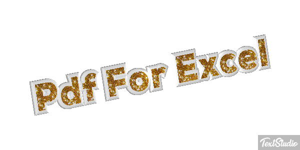 Pdf For Excel Effet de texte
