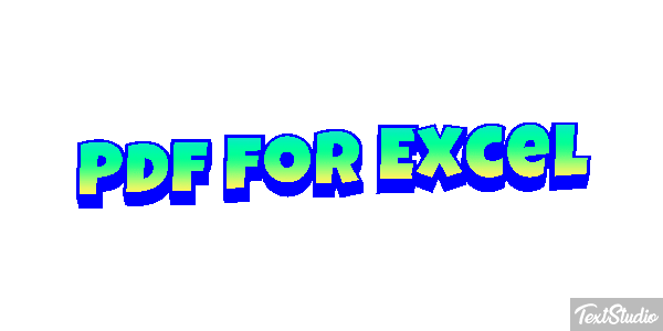 Pdf For Excel Effet de texte