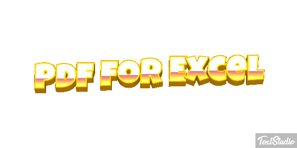 Pdf For Excel Effet de texte