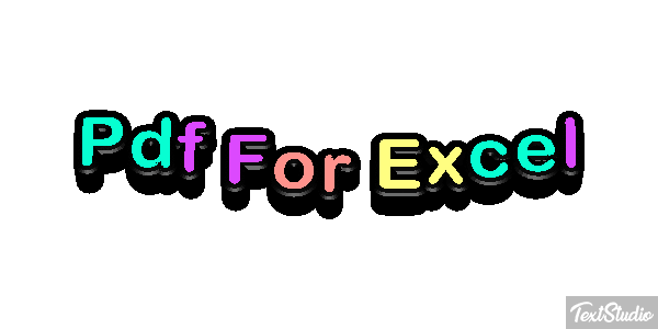 Pdf For Excel Effet de texte
