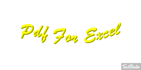 Pdf For Excel Effet de texte