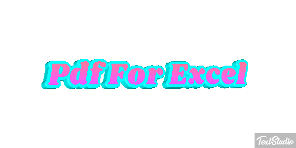 Pdf For Excel Effet de texte