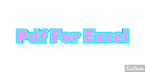 Pdf For Excel Effet de texte