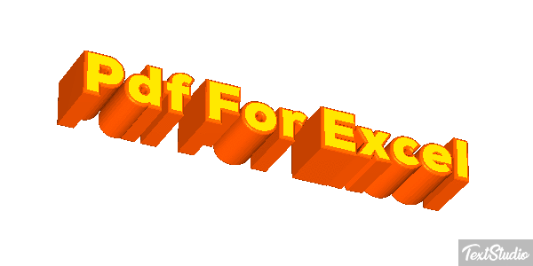 Pdf For Excel Effet de texte