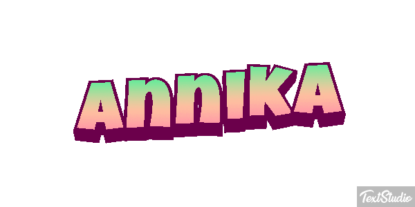 Annika Texteffekt