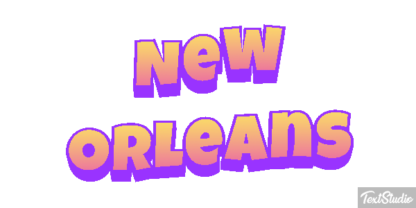 New Orleans Effetto testo