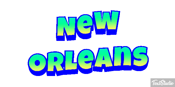New Orleans Effetto testo