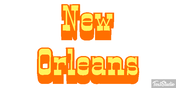 New Orleans Effetto testo