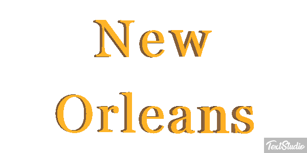 New Orleans Effetto testo