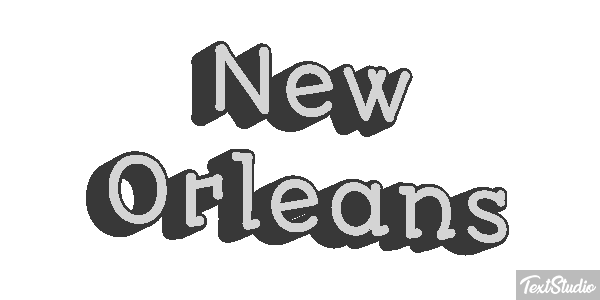 New Orleans Effetto testo