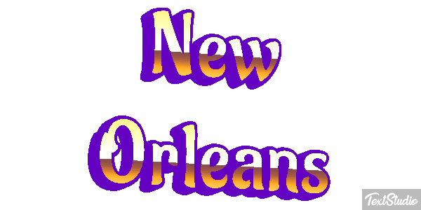 New Orleans Effetto testo