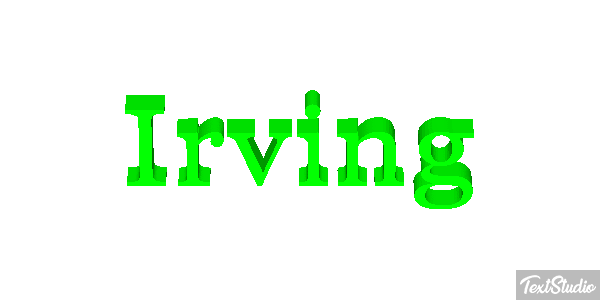 Irving Effetto testo