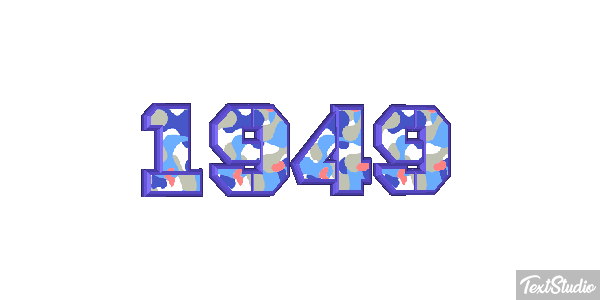 1949 Text effect