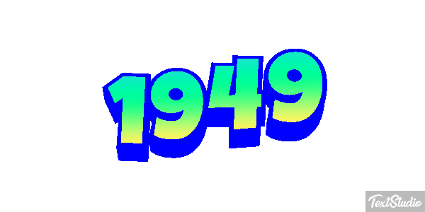 1949 Text effect