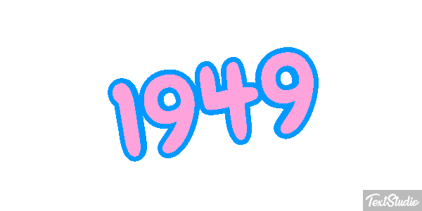 1949 Text effect