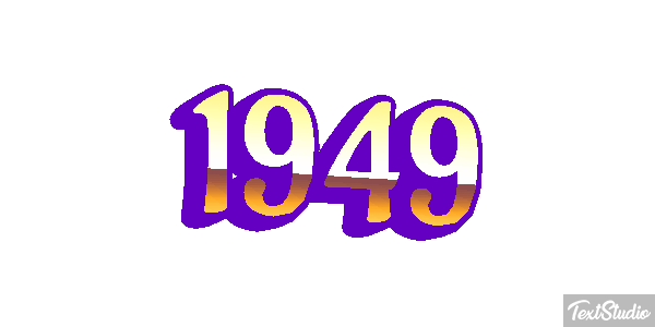 1949 Text effect