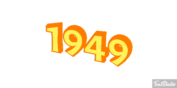 1949 Text effect
