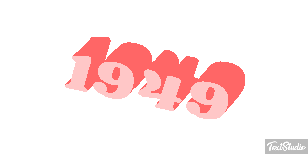 1949 Text effect