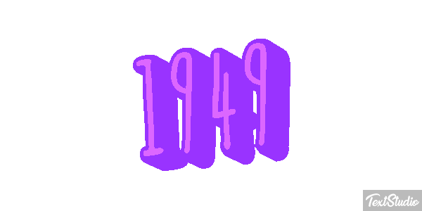1949 Text effect