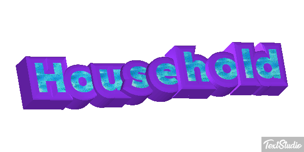Household Text effect