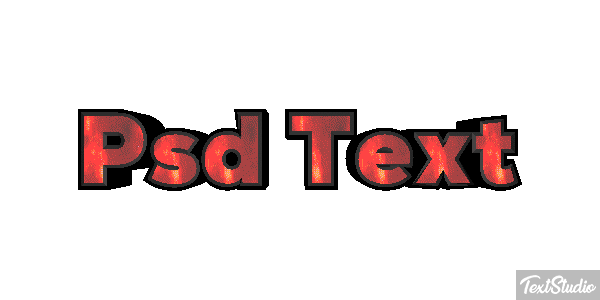 Psd Text Efekt tekstowy