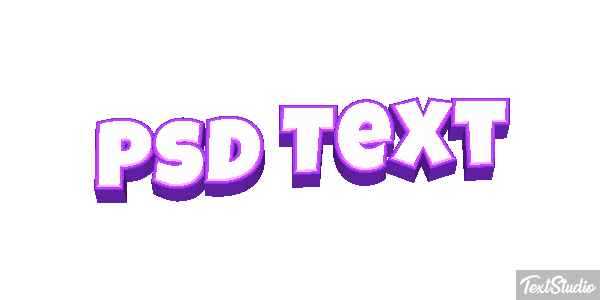 Psd Text Efekt tekstowy