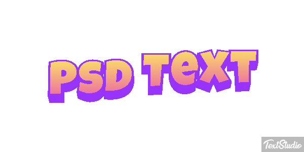 Psd Text Efekt tekstowy