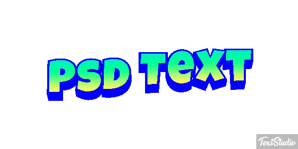 Psd Text Efekt tekstowy