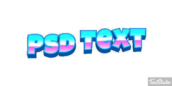 Psd Text Efekt tekstowy