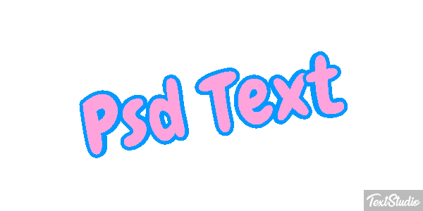 Psd Text Efekt tekstowy