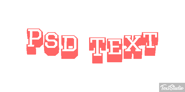 Psd Text Efekt tekstowy