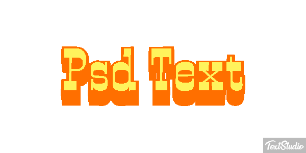 Psd Text Efekt tekstowy